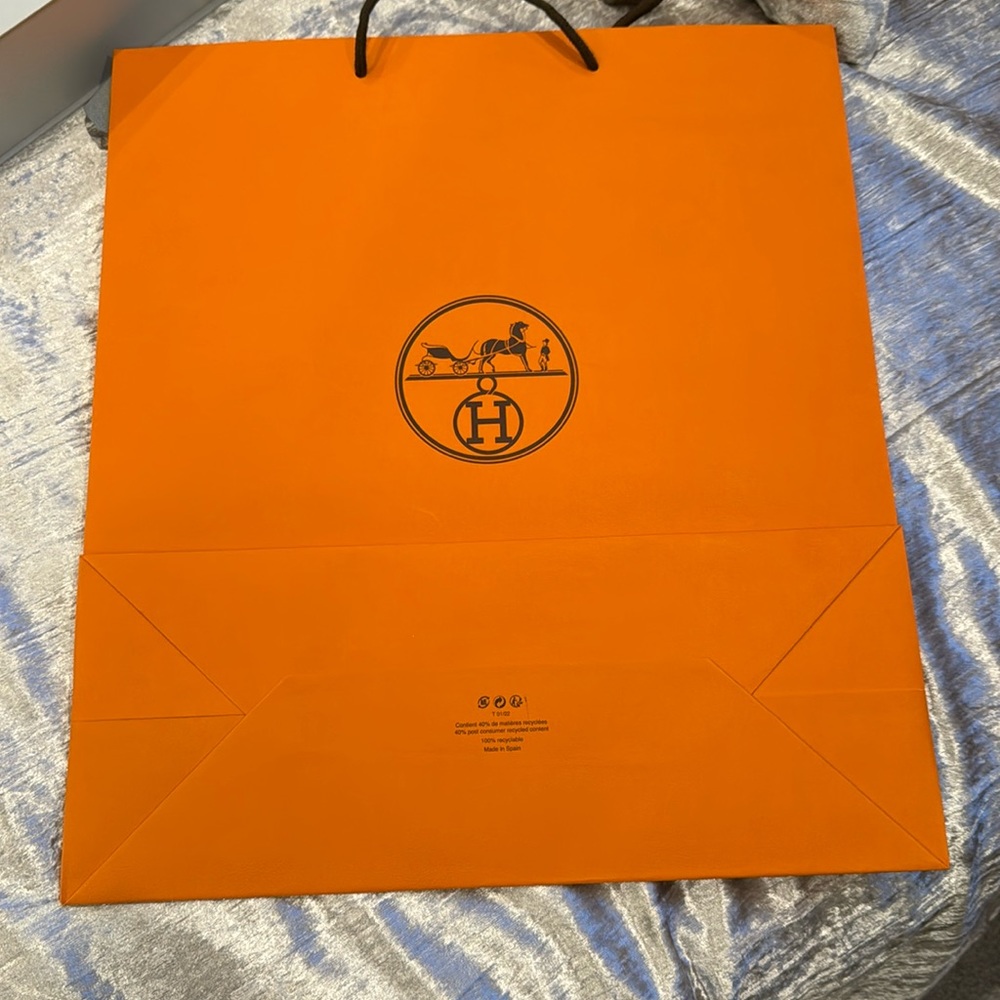 Paper bag from Hermes